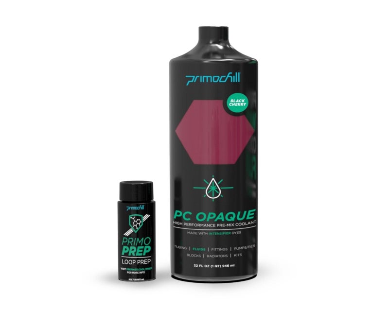 PrimoChill Opaque - Computer WaterCooling Show Coolant, Solid/Non-Transparent, Full Protection, Advanced User, PrimoPrep Included, Proudly Made in The USA (32oz/.9L) - Black Cherry Violet - Image 1